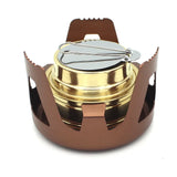Compact Portable Alcohol Stove with Adjustable Firepower