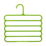 5-Tier Hair Claw Organizer – Space-Saving Plastic Storage Rack for Home & Office