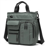 Men’s Oxford Business Laptop Satchel – Soft Zipper Shoulder Bag for Work & Travel