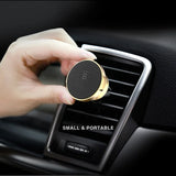 Soporte magnético para teléfono de coche Baseus 360°: soporte para rejilla de ventilación para una conducción segura y con manos libres