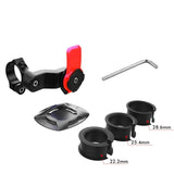 Universal Motorcycle and Bicycle Phone Holder – Shockproof, Anti-Shake, Adjustable Mount for Smartphones (4.7-7.2 inches)