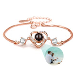 Personalized Photo Projection Bracelet – Custom Picture Jewelry Gift for Loved Ones