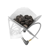 Portable Gas Fire Pit – Windproof Outdoor Heater for Camping with 3753BTU Output