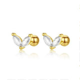 Crystal Stainless Steel Hoop Earrings – Sparkling Trendy Style for Women