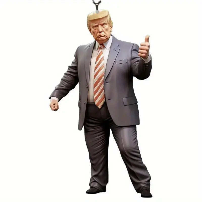 Trump 2024 Keychain – Patriotic Presidential Pendant for Keys, Backpack & Car