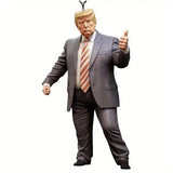 Trump 2024 Keychain – Patriotic Presidential Pendant for Keys, Backpack & Car