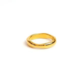 Minimalist Stackable Gold & Silver Ripple Rings – Stainless Steel Jewelry for Women & Men