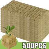 Rockwool Seed Starter Cubes for Hydroponics – Soilless Germination Plugs for Rapid Root Growth