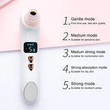 Professional Electric Blackhead Remover with Heating Function - Deep Pore Cleanser & Acne Treatment Tool