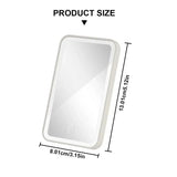 Rechargeable LED Sun Visor Vanity Mirror – Adjustable Makeup Mirror for Cars