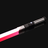 RGB Metal Lightsaber - 16-Color Changing LED Laser Sword with Sound Effects