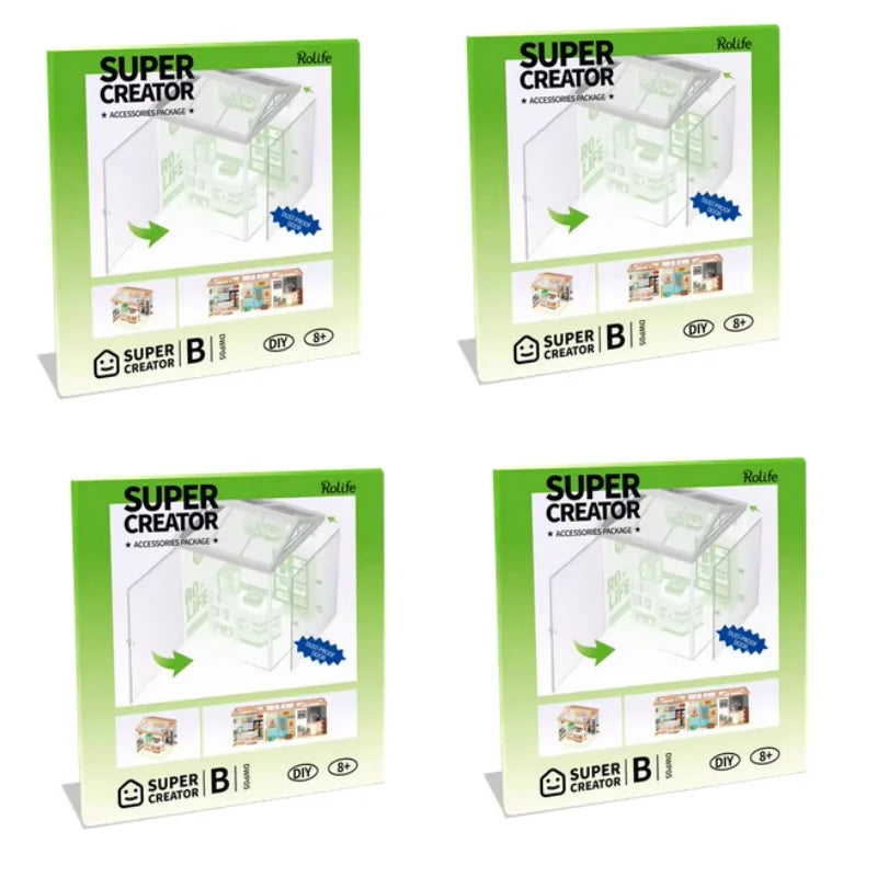 DIY Miniature House Kit – Super Creator Series 3D Puzzle for Adults & Teens
