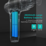 Professional 12mm Deep Tissue Massage Gun - 3200 RPM Quiet Percussion Muscle Massager for Pain Relief