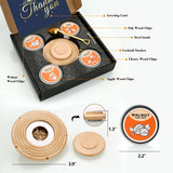 Kit para ahumar cócteles: juego para ahumar whisky con astillas de madera y accesorios de barra