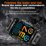 Military Smart Watch with GPS & Bluetooth Calling - 100+ Sports Modes, 3ATM Waterproof
