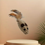 Interactive Mouse Cat Toy – Wooden and Plastic Non-Electric Pet Play Toy