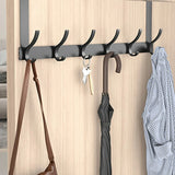 Punch-Free Door Behind Hooks – Wall Hanging Bag, Clothes Hanger & Storage Organizer for Bedroom, Bathroom, Kitchen