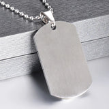 Collar con foto grabada personalizada: colgante de acero inoxidable personalizado