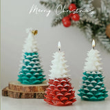 Christmas Tree Scented Candle – Festive Soy Wax Aromatherapy Candle for Holiday Décor & Gifts