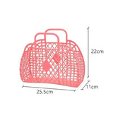 Portable Hollow Storage Basket – Large-Capacity Bathroom & Kitchen Organizer