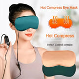 Silk Heated Eye Mask with Temperature Control – USB-Powered Sleep & Relaxation Mask