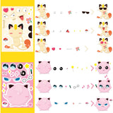 Pokémon Pikachu DIY Temporary Tattoo Stickers for Birthday Parties