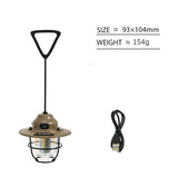 Portable LED Camping Lantern with Rechargeable Battery – Waterproof Outdoor Light for Hiking, Emergencies, and More