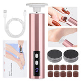 Electric Foot Callus Remover - Pedicure Tool with Sandpaper for Heels