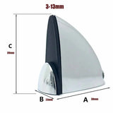 Adjustable Zinc Alloy Shelf Clamps – Heavy-Duty Support for Glass & Wood Shelves
