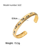 Elegante pulsera de acero inoxidable con dije de corazón: cadena clásica de cuerda para mujer