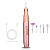 Cordless Electric Nail Drill for Manicure & Pedicure – 4 Speed Settings, Low Noise, Portable Nail Art Tool