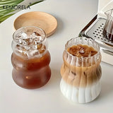 Heat-Resistant Glass Tumbler – Transparent Coffee, Tea, Juice & Beer Mug