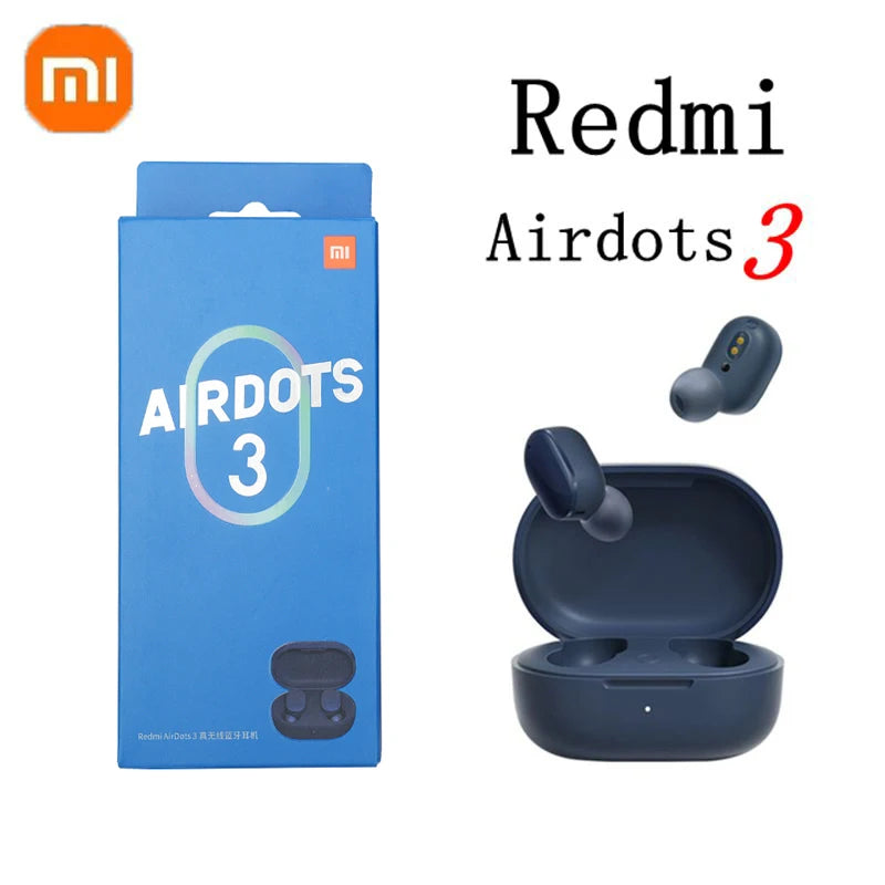 Auriculares inalámbricos Bluetooth Xiaomi Redmi AirDots 3: auriculares internos con cancelación de ruido y micrófono para deportes y juegos