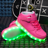 LED Light Up Sneakers – Glow in the Dark Shoes for Kids & Adults (Unisex, Rechargeable)
