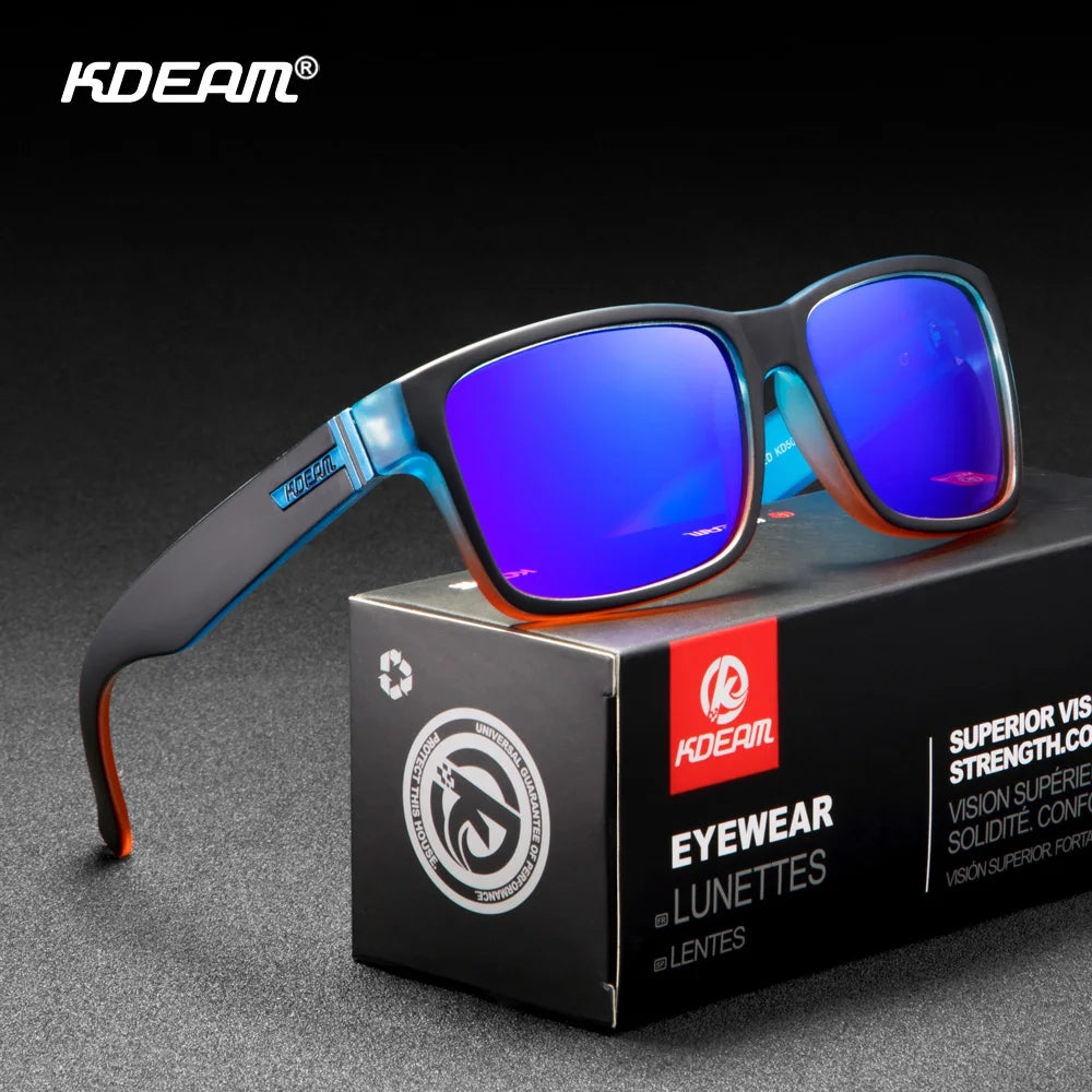 Gafas de sol polarizadas deportivas KDEAM: gafas de alto rendimiento para exteriores y conducción