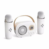 Portable Karaoke Bluetooth Speaker with Wireless Microphone – FM Radio & Voice Effects
