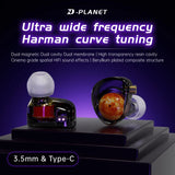 12MM Dynamic Driver Wired Earbuds with Detachable Cable - HiFi Stereo Sound