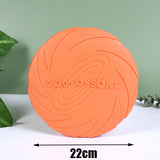Durable Rubber Flying Disc Toy for Dogs