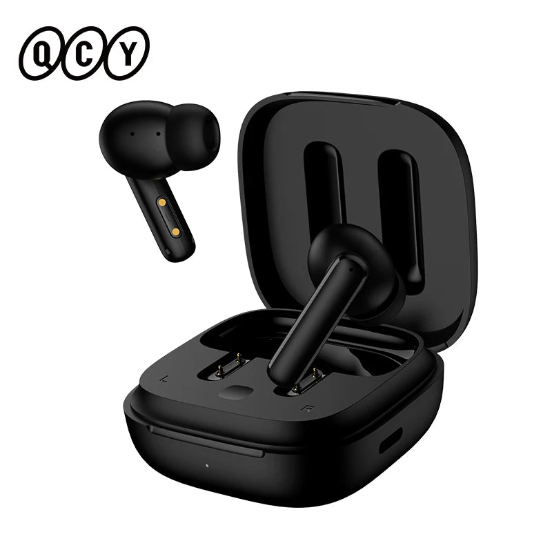 QCY T13 ANC Wireless Bluetooth Earphones – Active Noise Cancellation, 30H Battery Life, 4-Mic ENC, Waterproof, Bluetooth 5.3