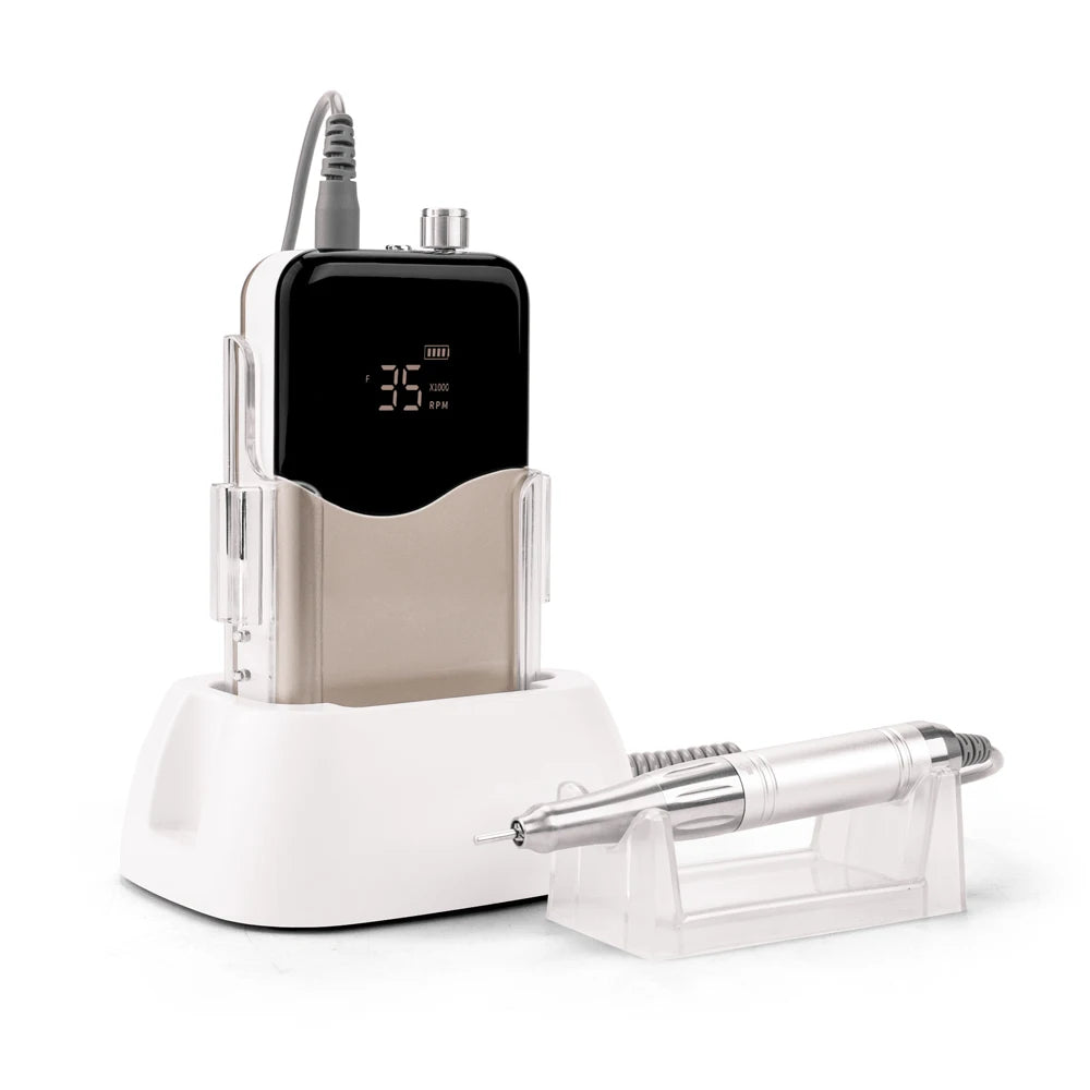 Rechargeable Electric Manicure Drill – 35000 RPM Nail Drill with Coreless Motor & 8 Color Options