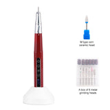 Cordless 35000RPM Rechargeable Electric Nail Drill with Brushless Motor