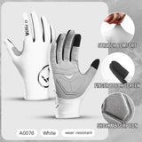 Cycling Gloves with Touchscreen - Breathable & Gel-Padded for Road & MTB Riding