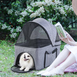 Large Pet Stroller – Detachable Carrier Cart for Dogs up to 30kg