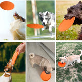 Durable Rubber Flying Disc Toy for Dogs
