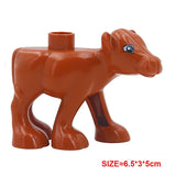 Animal Zoo Building Blocks Set - 100+ DIY Duplo-Compatible Bricks for Creative Play