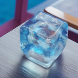 Pelota antiestrés en forma de cubo de hielo blando: divertido juguete para aliviar la ansiedad para niños y adultos