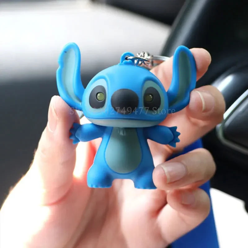 Disney Stitch Talking Keychain - I LOVE YOU Sound & Light Up Cute Gift