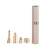 4-in-1 Electric Hair Remover for Women - Painless Facial, Bikini & Body Epilator with LED Light