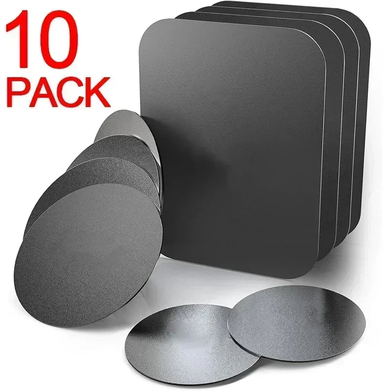 Placa de metal ultrafina para soporte magnético de teléfono para automóvil: lámina de hierro adhesiva resistente para un montaje seguro