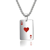 Unisex Hip Hop Square Pendant Necklace – Stainless Steel Streetwear Jewelry